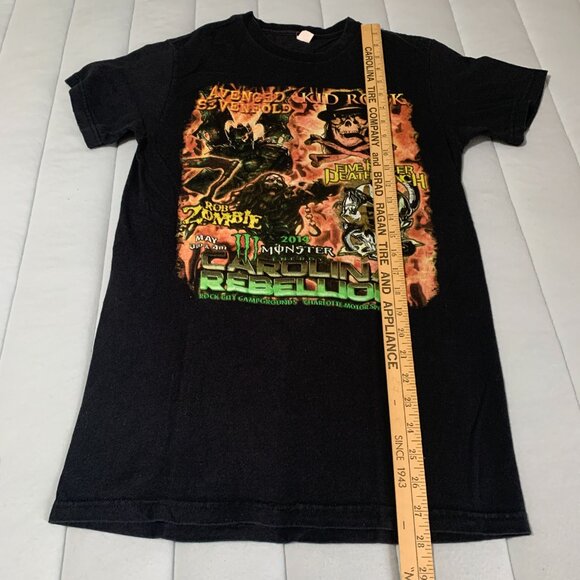 Carolina Rebellion 2014 Music Festival Concert T-Shirt Charlotte Motor Speedway - Picture 6 of 9